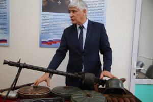 Выставка в Военном учебном центре Астраханского государственного университета